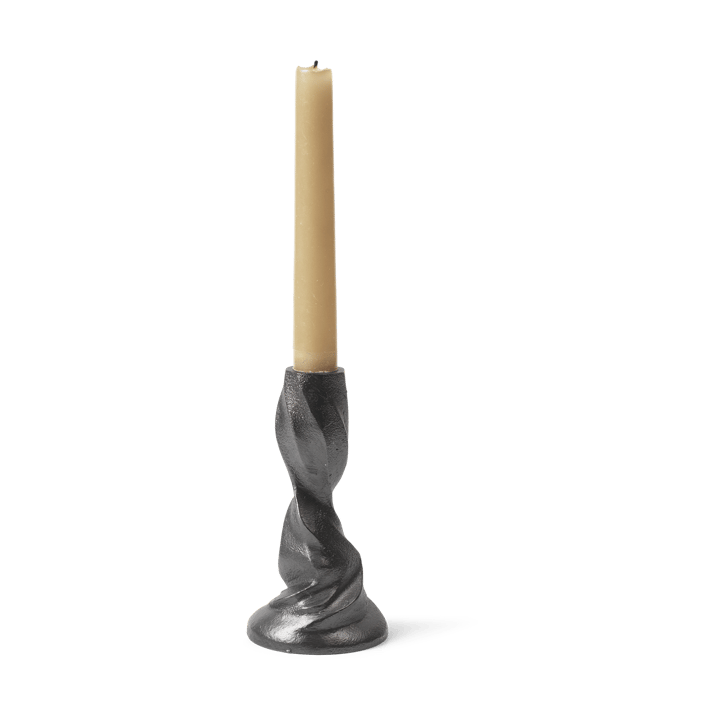 Gale lysestage 13 cm, Blackened Aluminium Ferm Living
