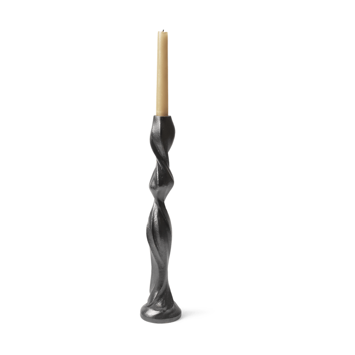 Gale lysestage 38 cm, Blackened Aluminium Ferm Living