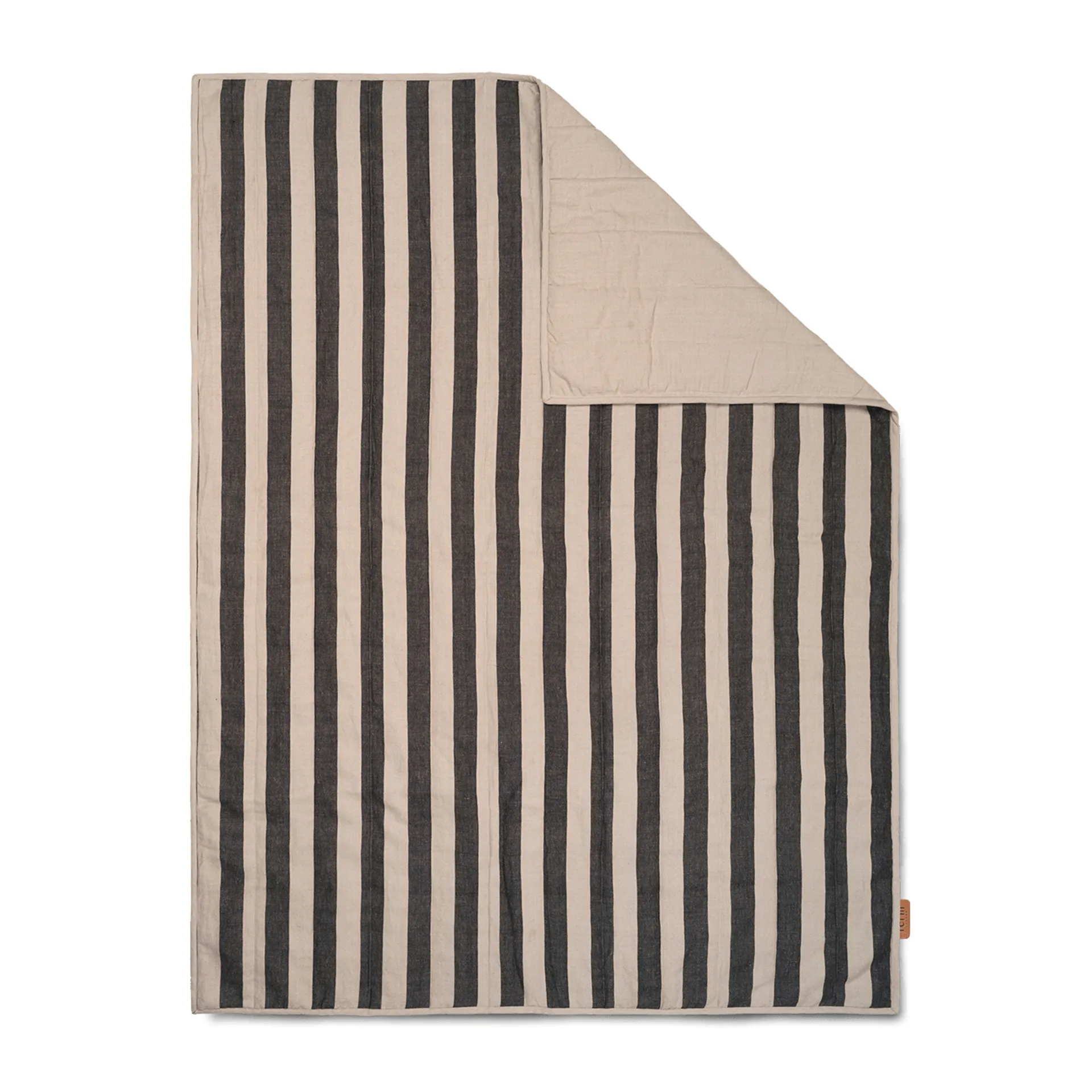 Grand plaid 120x170 cm, Sand-black Ferm Living
