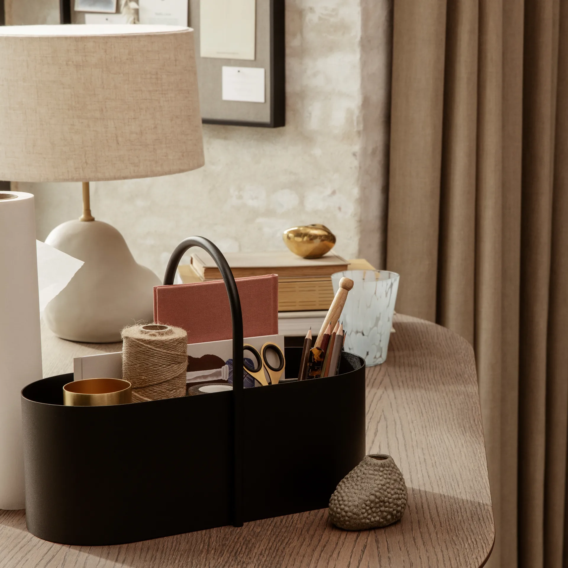 Grib Toolbox opbevaringsboks, Black Ferm Living