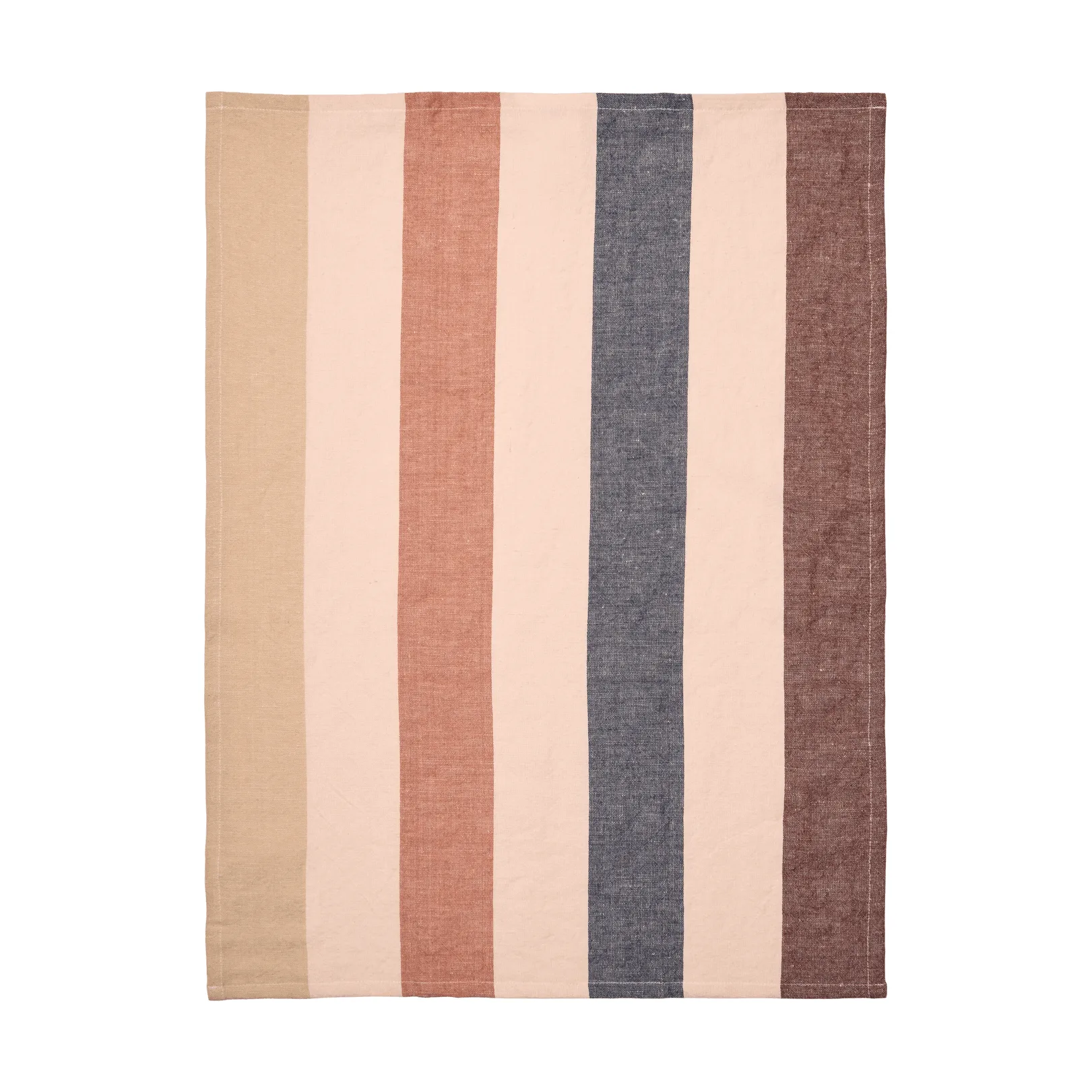 Ferm Living Hale viskestykke 50x70 cm Cashmere-mocha-indigo blue