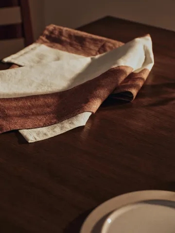 Hale viskestykke 50x70 cm - Chestnut-frosted lime - Ferm Living