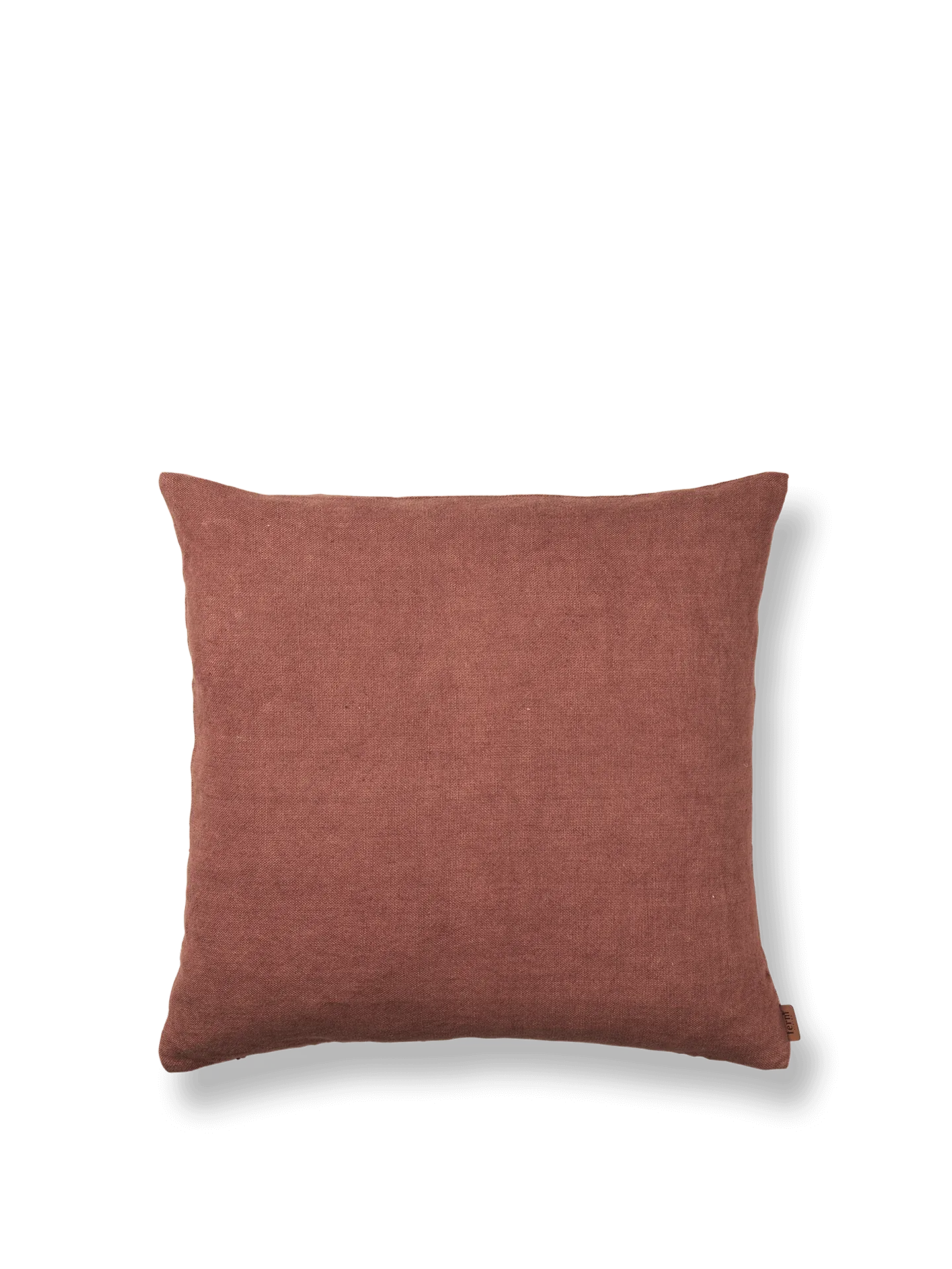 Heavy pudebetræk 50x50 cm Hør, Bærrød Ferm Living