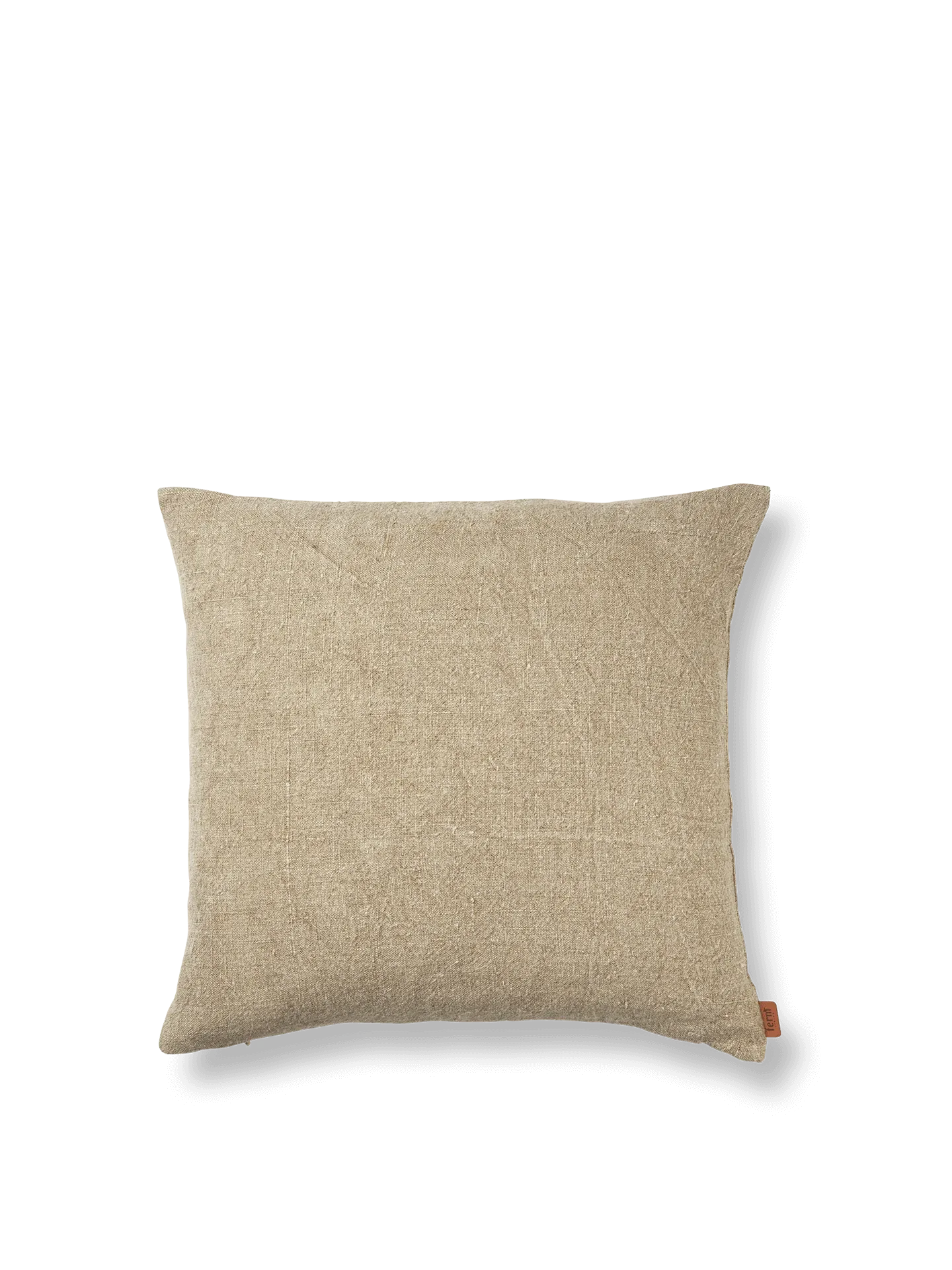 Heavy pudebetræk 50x50 cm Hør, Natur Ferm Living