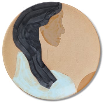 Hessa mad- og dekorationstallerken 37,5 cm - Multi - Ferm Living