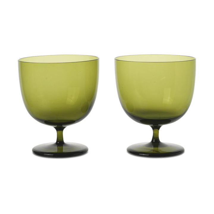 Host drikkeglas 20 cl 2-pak, Moss Green ferm LIVING