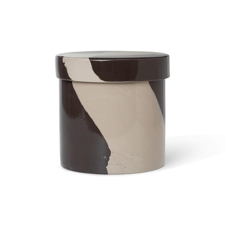 Inlay opbevaringskrukke Ø14,5 cm - Sand-brown - Ferm LIVING