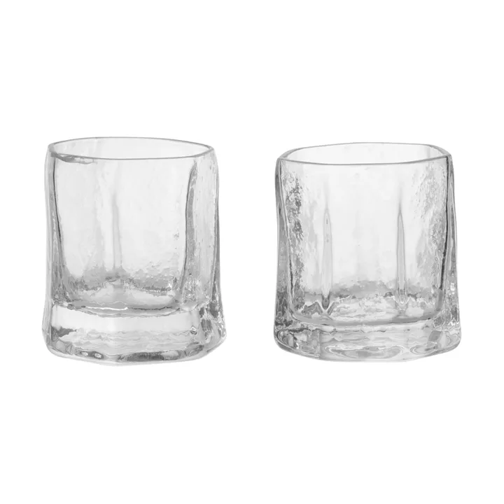 Kiru glas 2-pak - Clear, 3,8 cl - Ferm Living