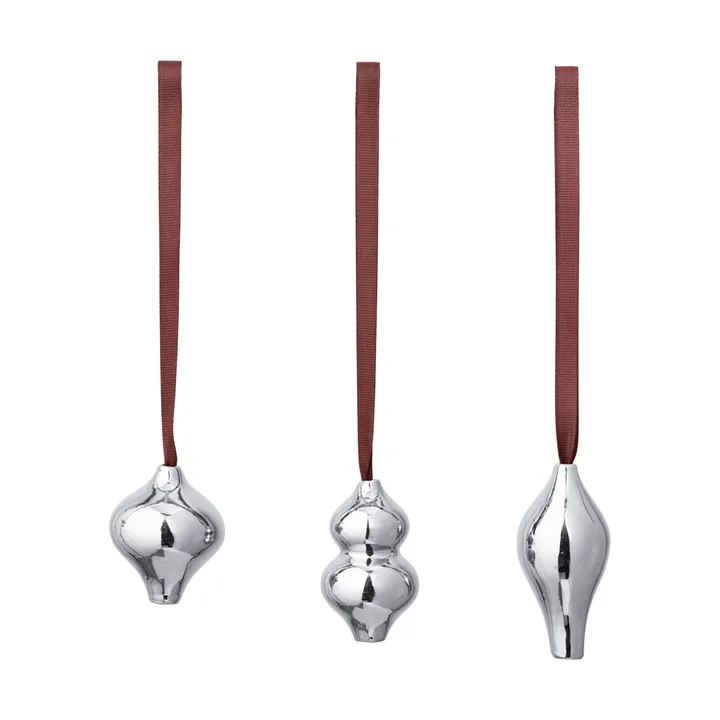 Komo dekorationsophæng 3 dele - Silver - Ferm Living