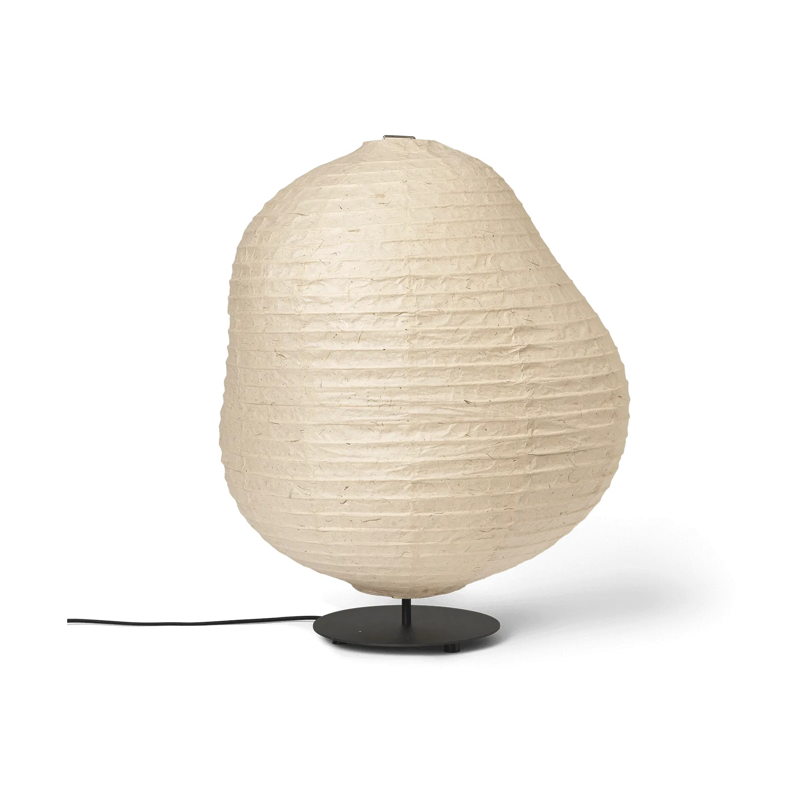 Kurbis gulvlampe low, Natural-black Ferm Living