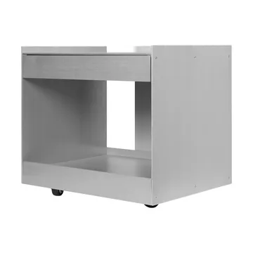 Lager serveringsvogn - Low, Aluminium - Ferm Living