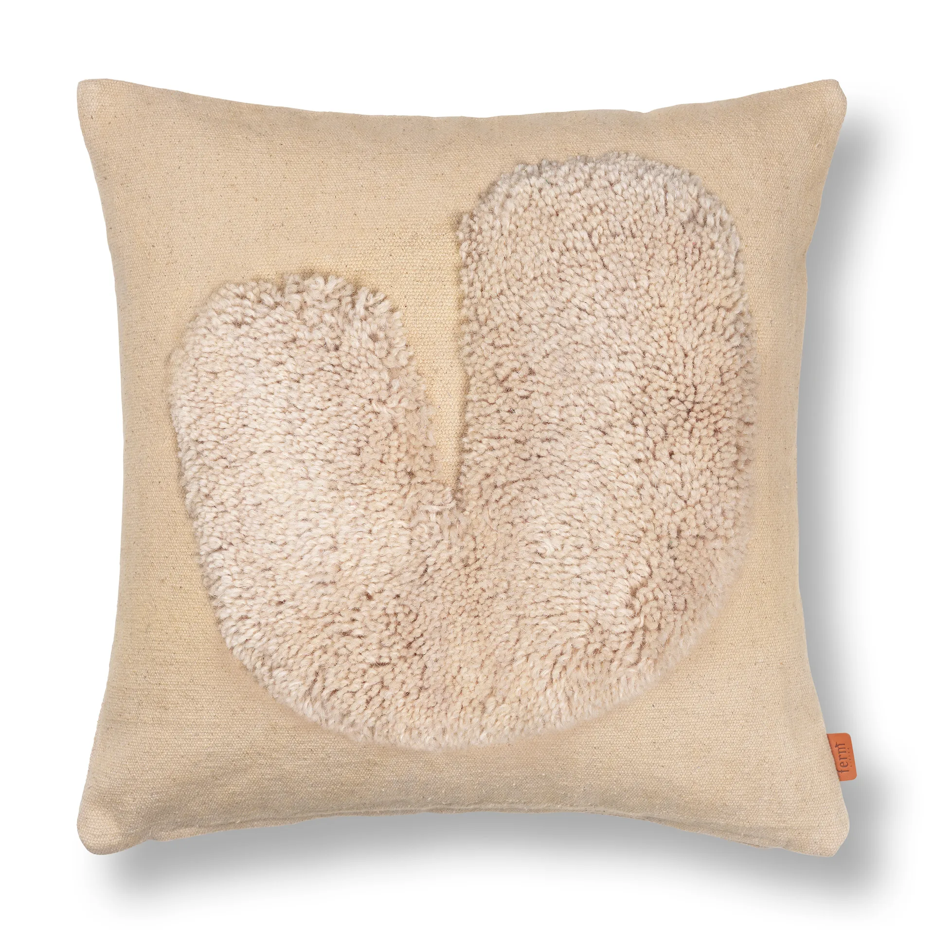 Lay pude 50x50 cm, Sand/Offwhite Ferm Living