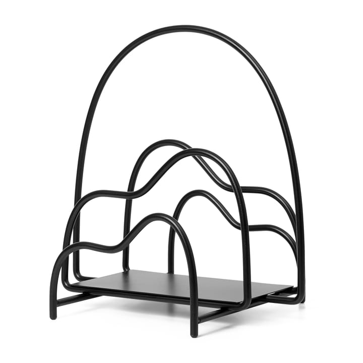 Lithos magasinholder, Black Ferm Living