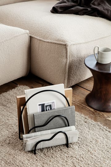 Lithos magasinholder - Black - Ferm Living