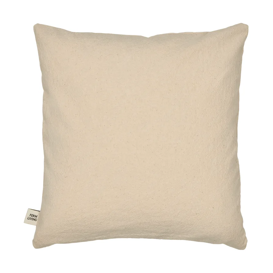 Lunden pude, Off-white-dark chocolate, 30x30 cm Ferm Living