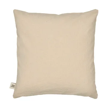Lunden pude - Off-white-dark chocolate, 30x30 cm - Ferm Living