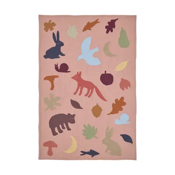 Lunden tæppe - Rose-multi, 80x110 cm - Ferm Living