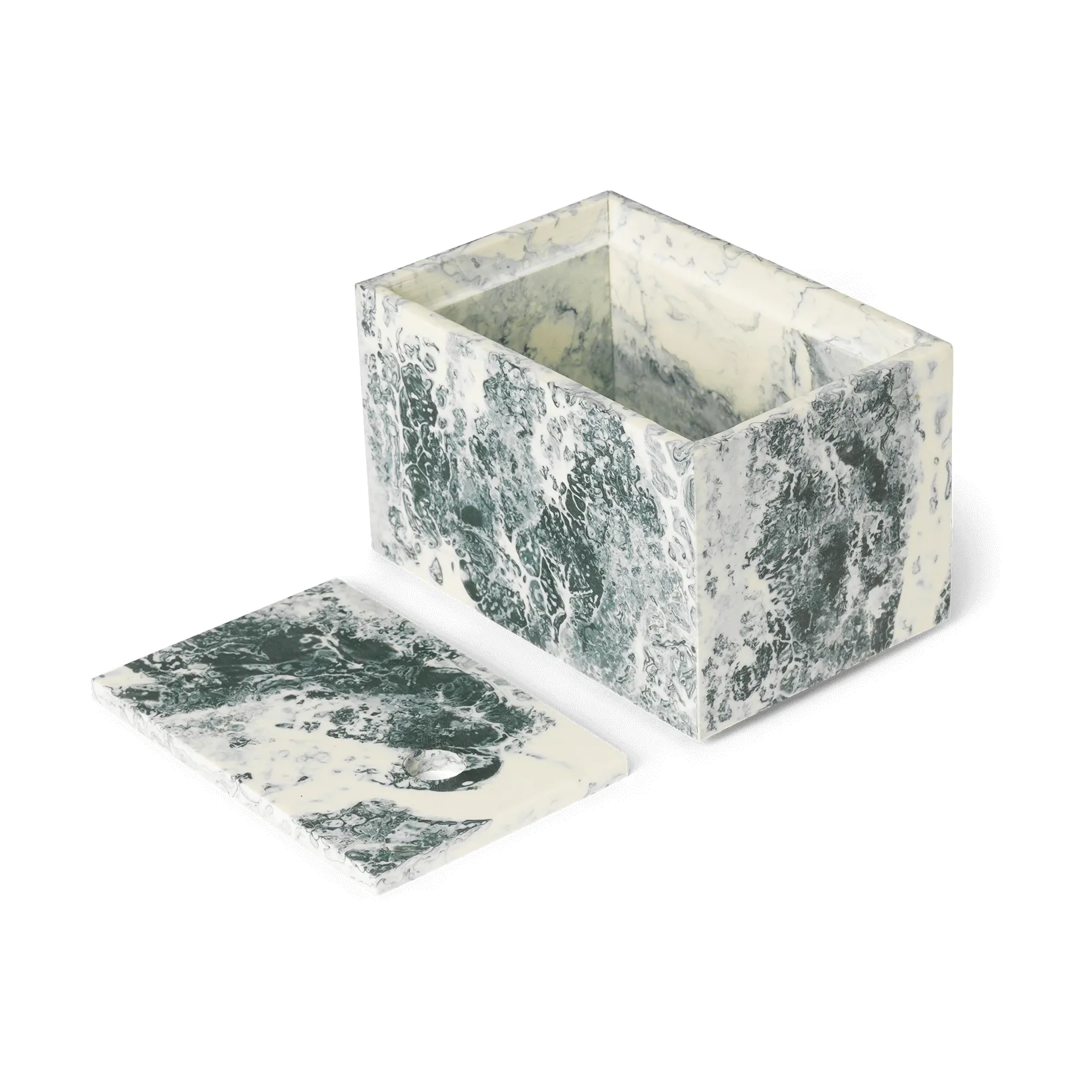 Mist opbevaringsboks 10x15 cm, Emerald-off white Ferm Living