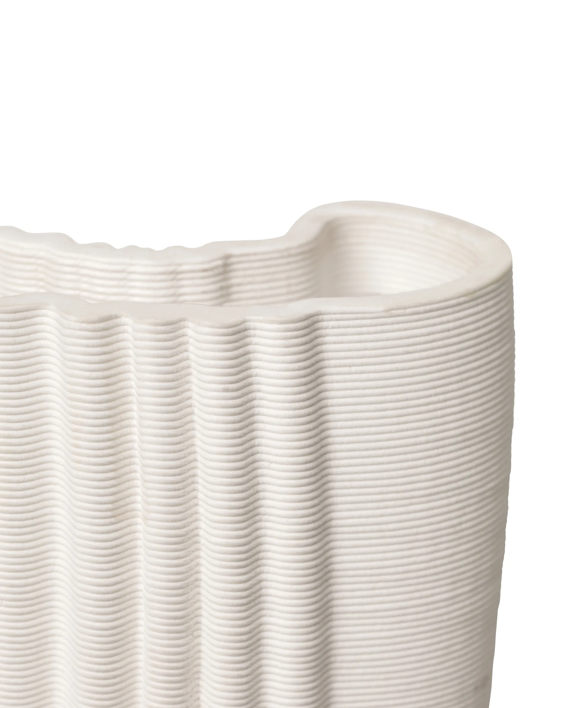 Moire vase 19x30 cm, Offwhite Ferm Living