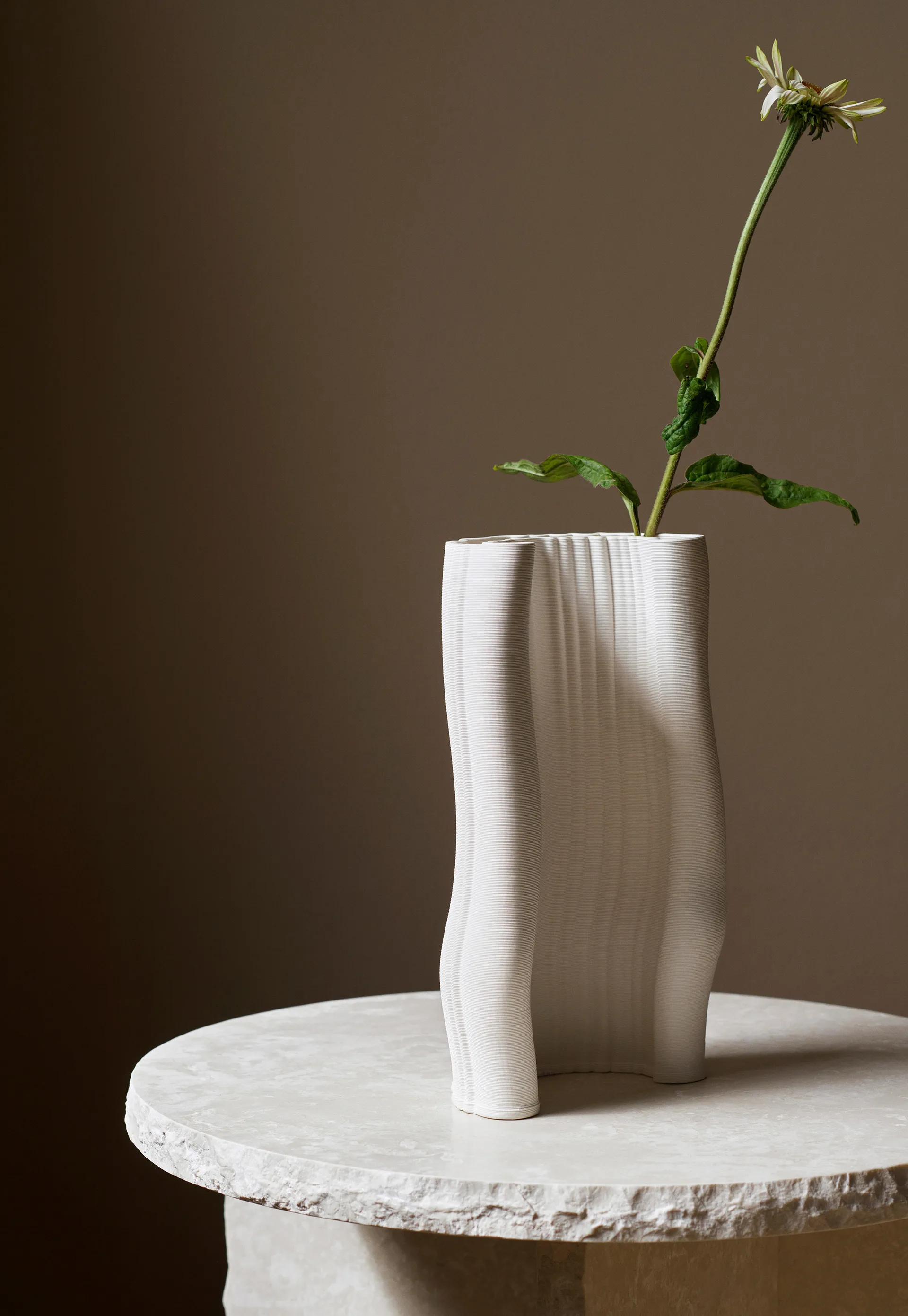 Moire vase 19x30 cm, Offwhite Ferm Living