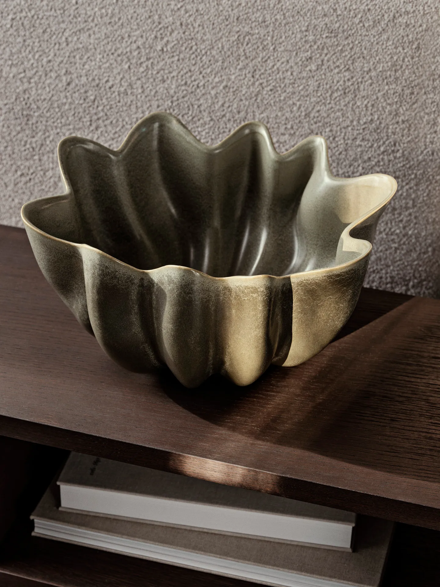 Nium skål Ø36 cm, Dark Sage Ferm Living