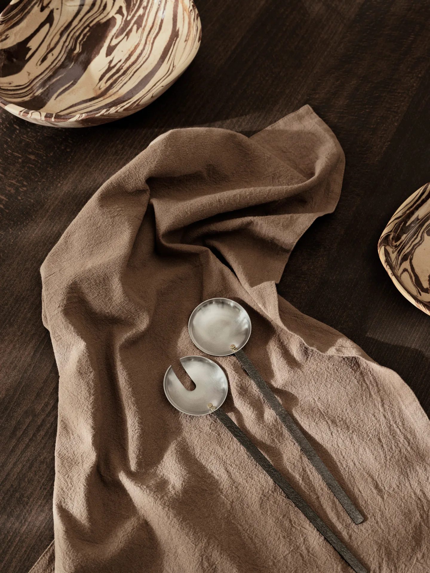 Obra salatbestik 2 dele, Stainless Steel Ferm Living