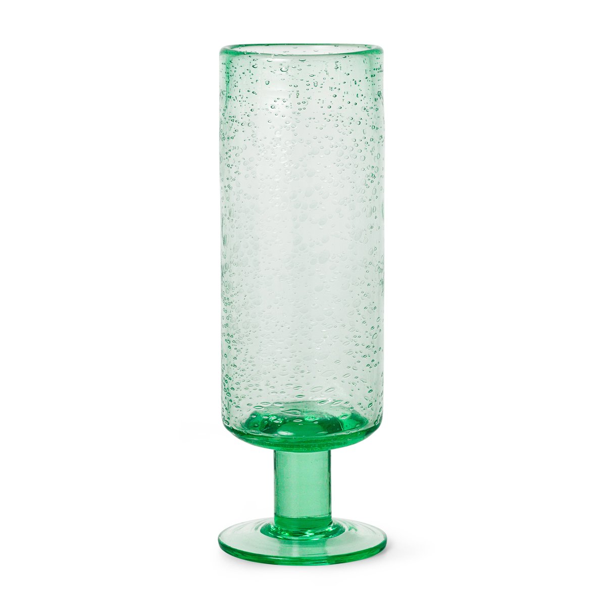 ferm LIVING Oli champagneglas 22 cl Recycled clear