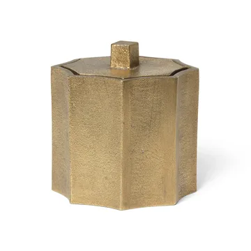 Otte duftlys 23 h - Brass finish - Ferm Living