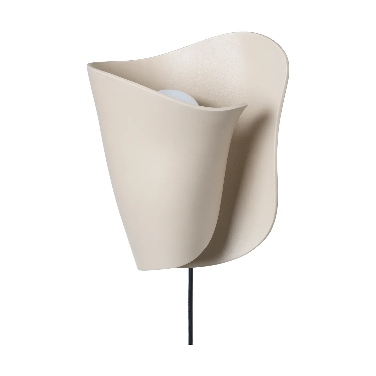 Oyster wall sconce væglampe, Light cashmere Ferm Living