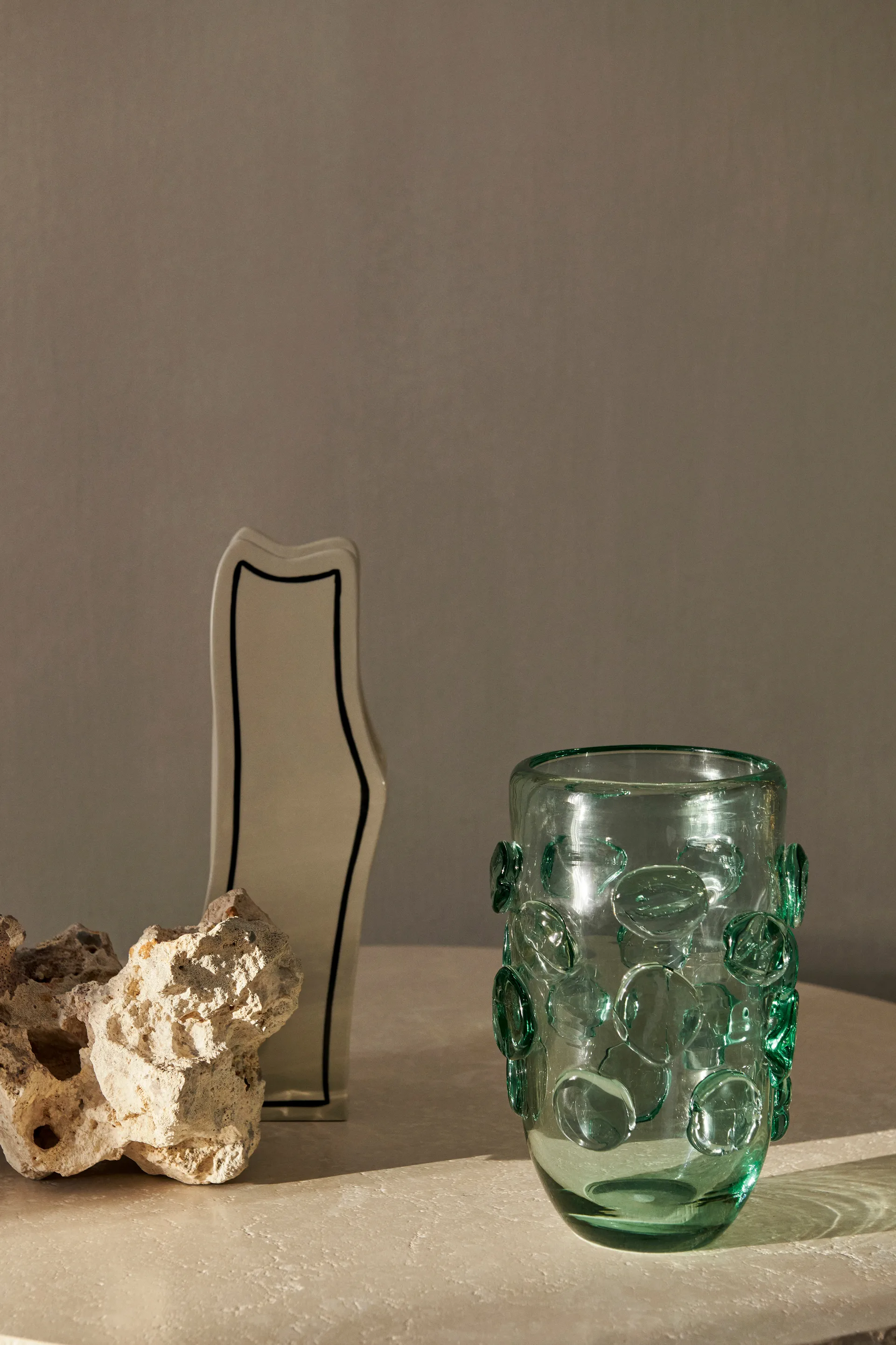 Paste vase slim 35 cm, Offwhite Ferm Living