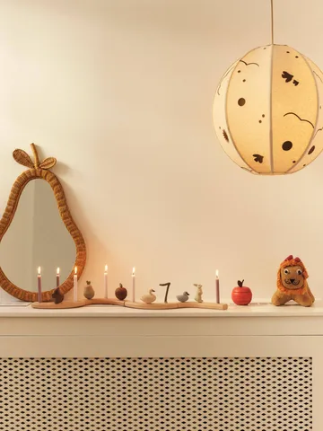 Pear braided spejl - Natural - Ferm Living