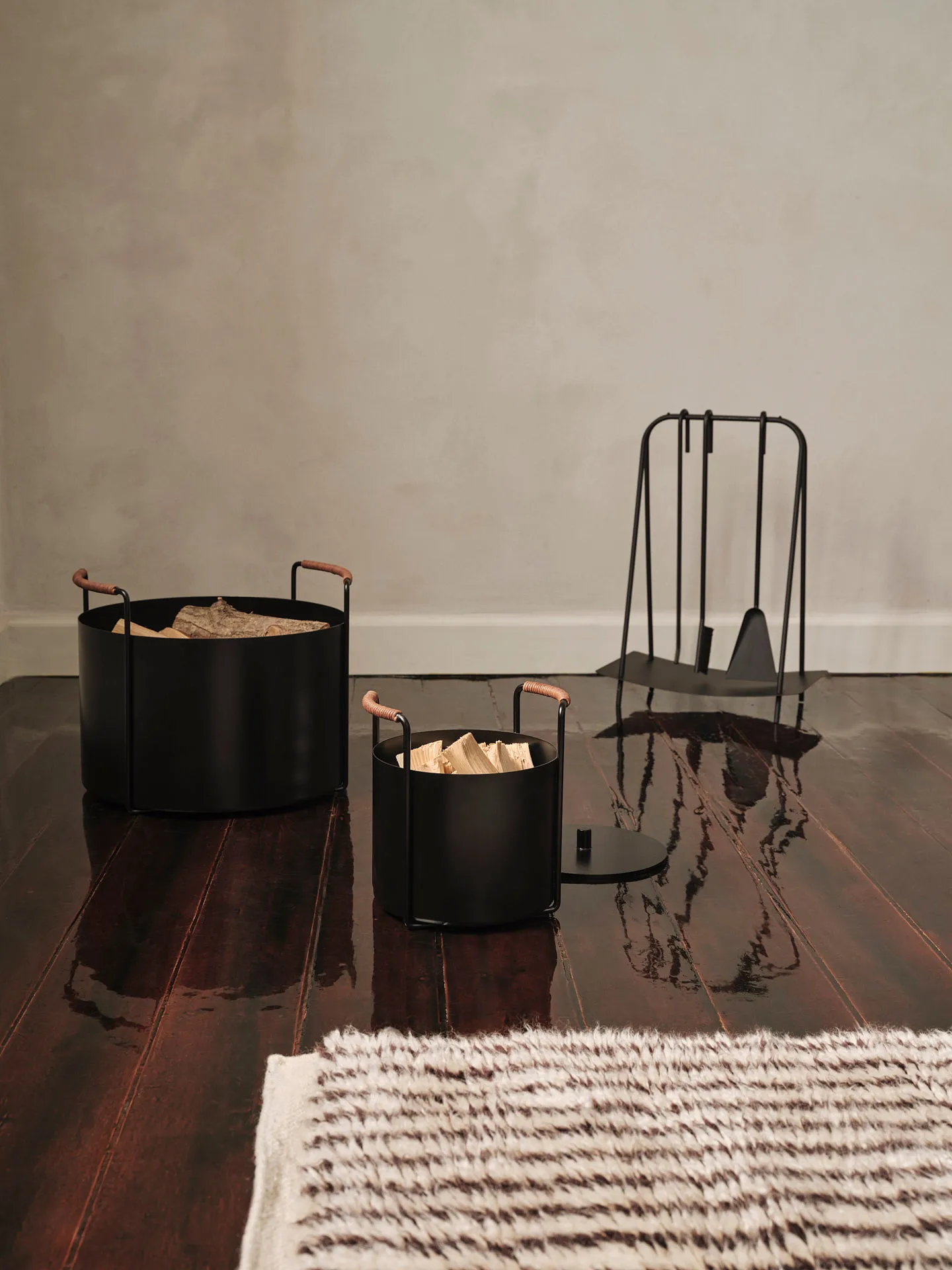 Port brændekurv, Black Ferm Living