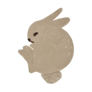 Rabbit tuftet tæppe - Cashmere, 88x120 cm - Ferm Living