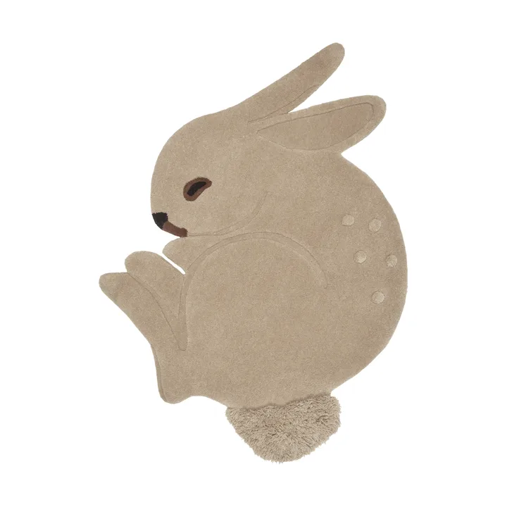 Rabbit tuftet tæppe - Cashmere, 88x120 cm - Ferm Living