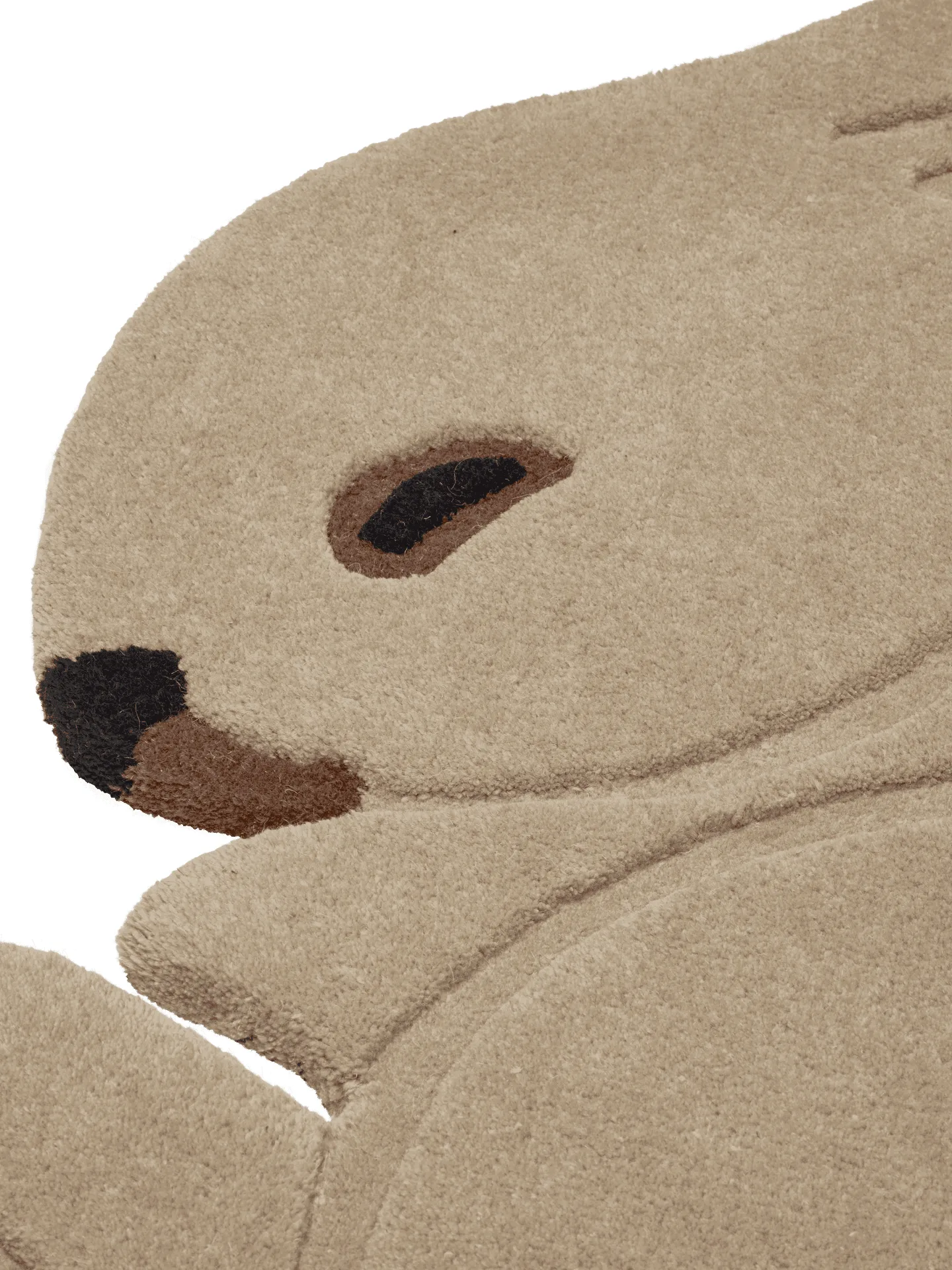 Rabbit tuftet tæppe, Cashmere, 88x120 cm Ferm Living