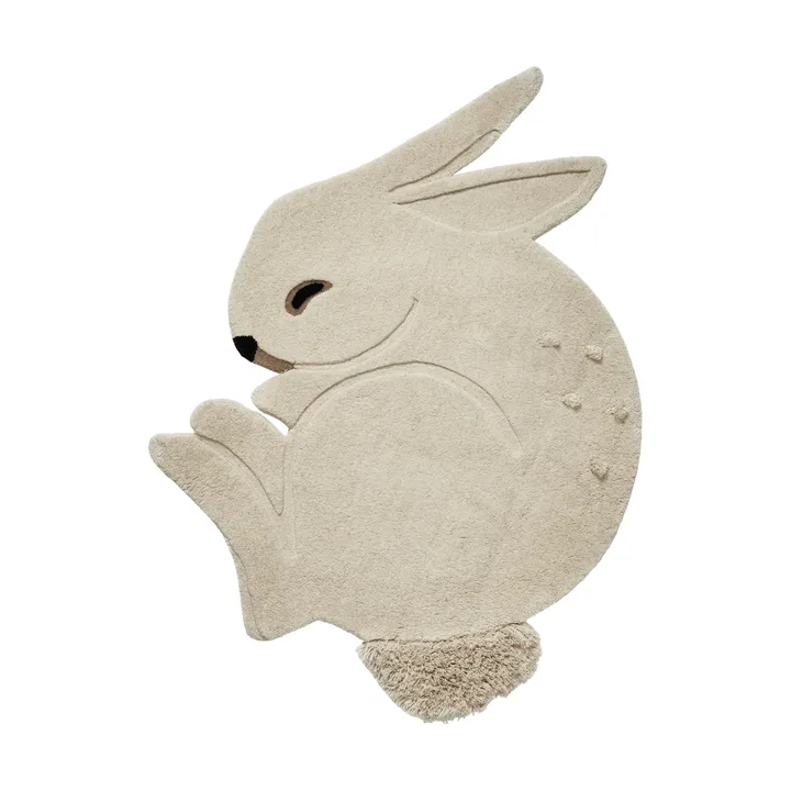 Rabbit tuftet tæppe - Off-white, 88x120 cm - Ferm Living