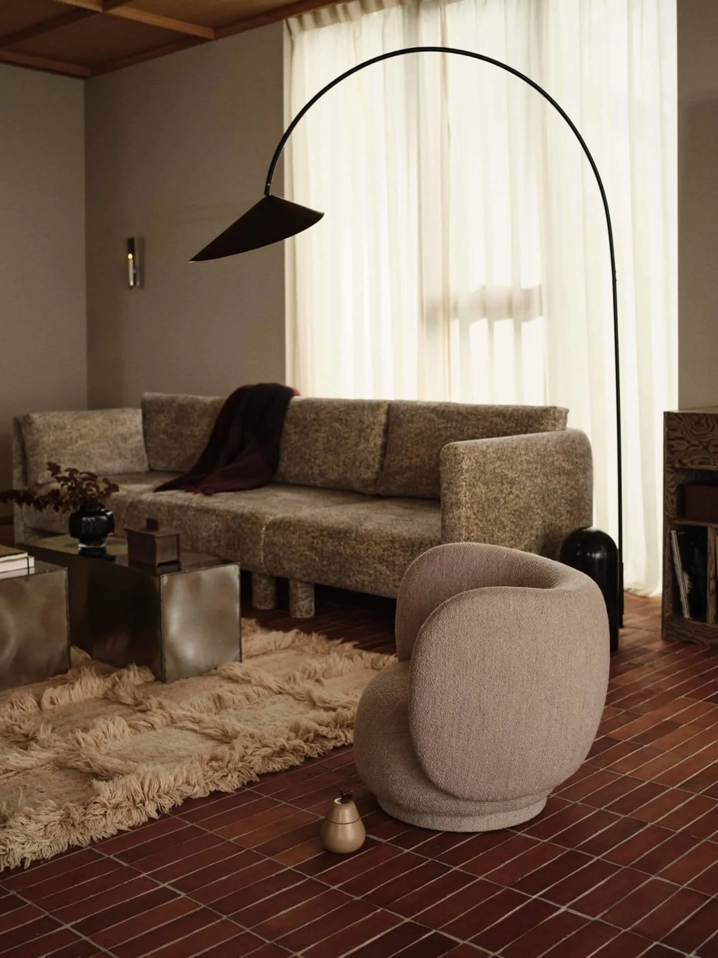 Rico kids lounge chair lænestol, Natural Ferm Living