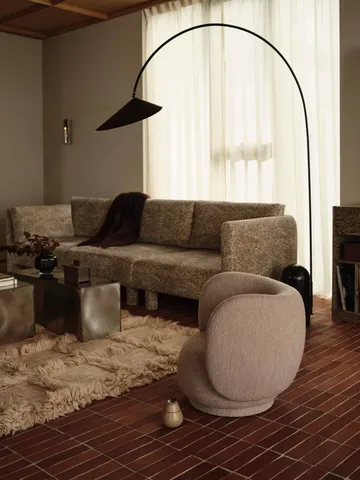 Rico kids lounge chair lænestol - Natural - Ferm Living