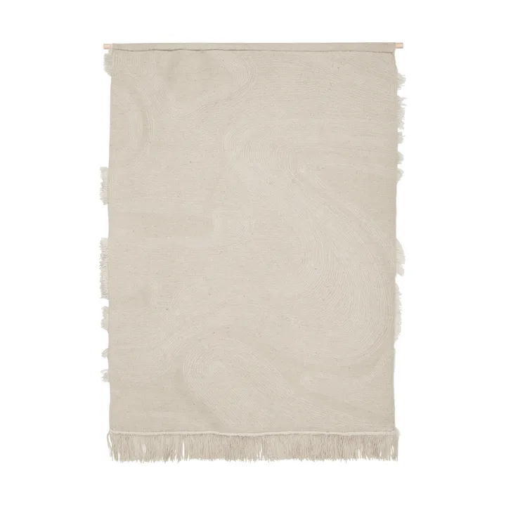 Rime vægtæppe - Off-white, 110x145 cm - Ferm Living