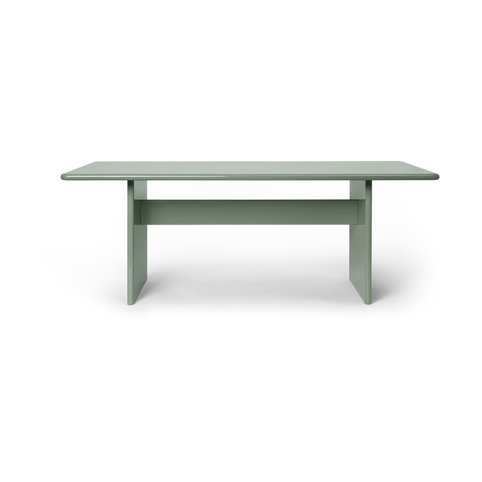 Rink spisebord large 200x90x74 cm, Tea green Ferm Living