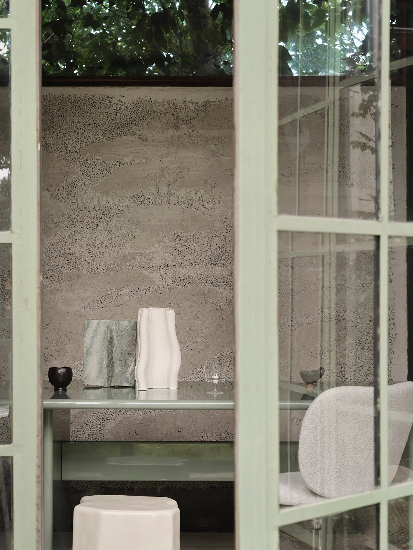 Rink spisebord large 200x90x74 cm, Tea green Ferm Living