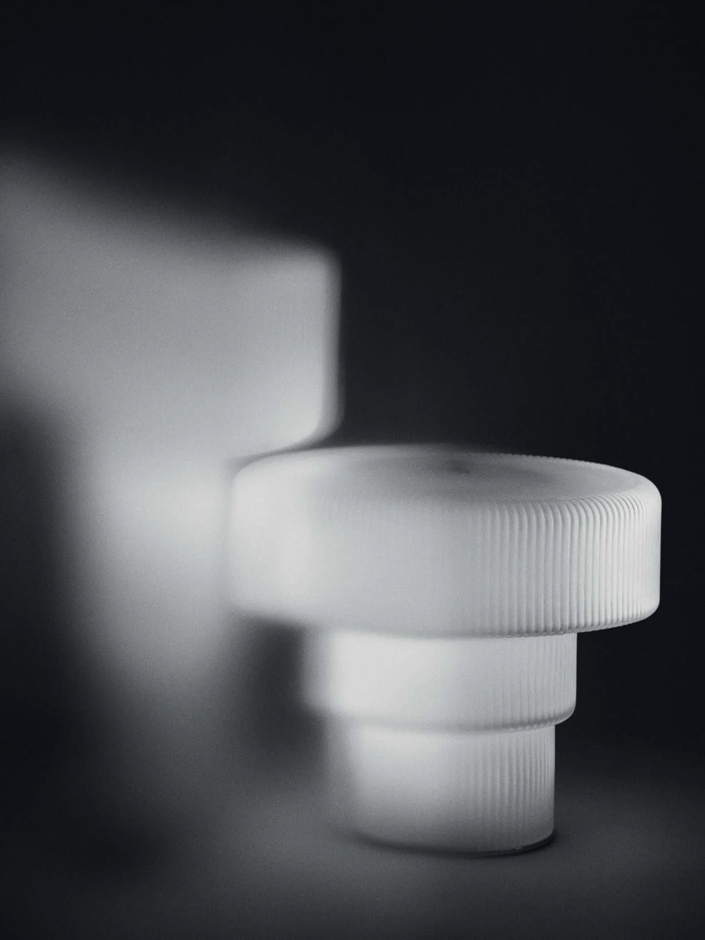 Ripple bærbar bordlampe, White (hvid), 16,5 cm Ferm Living