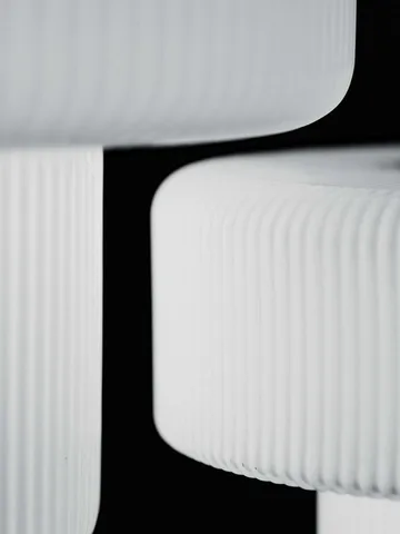 Ripple bærbar bordlampe - White (hvid), 16,5 cm - Ferm Living