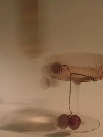 Ripple champagneglas 2-pak - Blush - Ferm Living