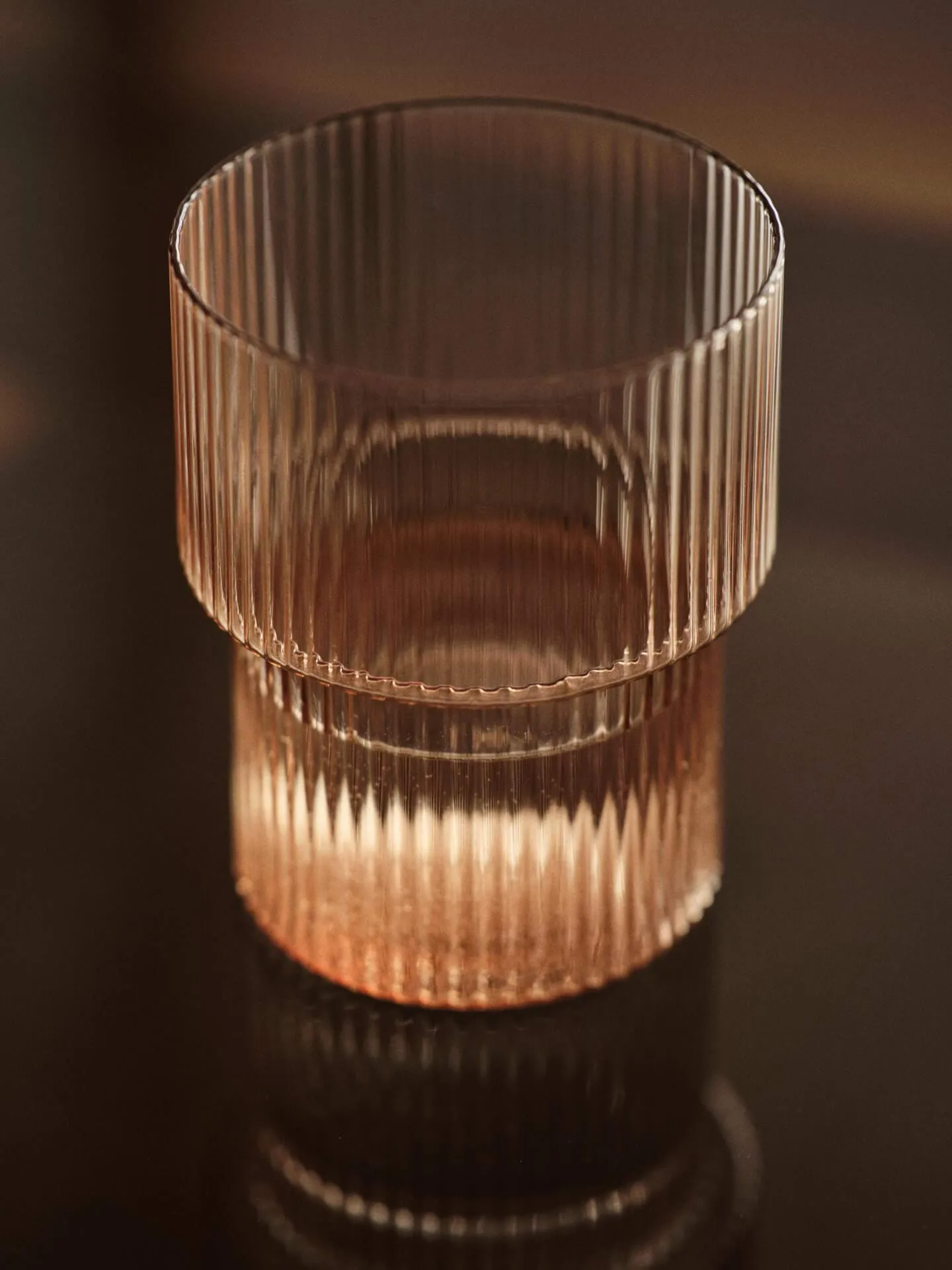 Ripple glas 4 stk, Blush Ferm Living