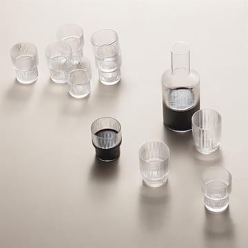 Ripple glas 4 stk - klar - ferm LIVING