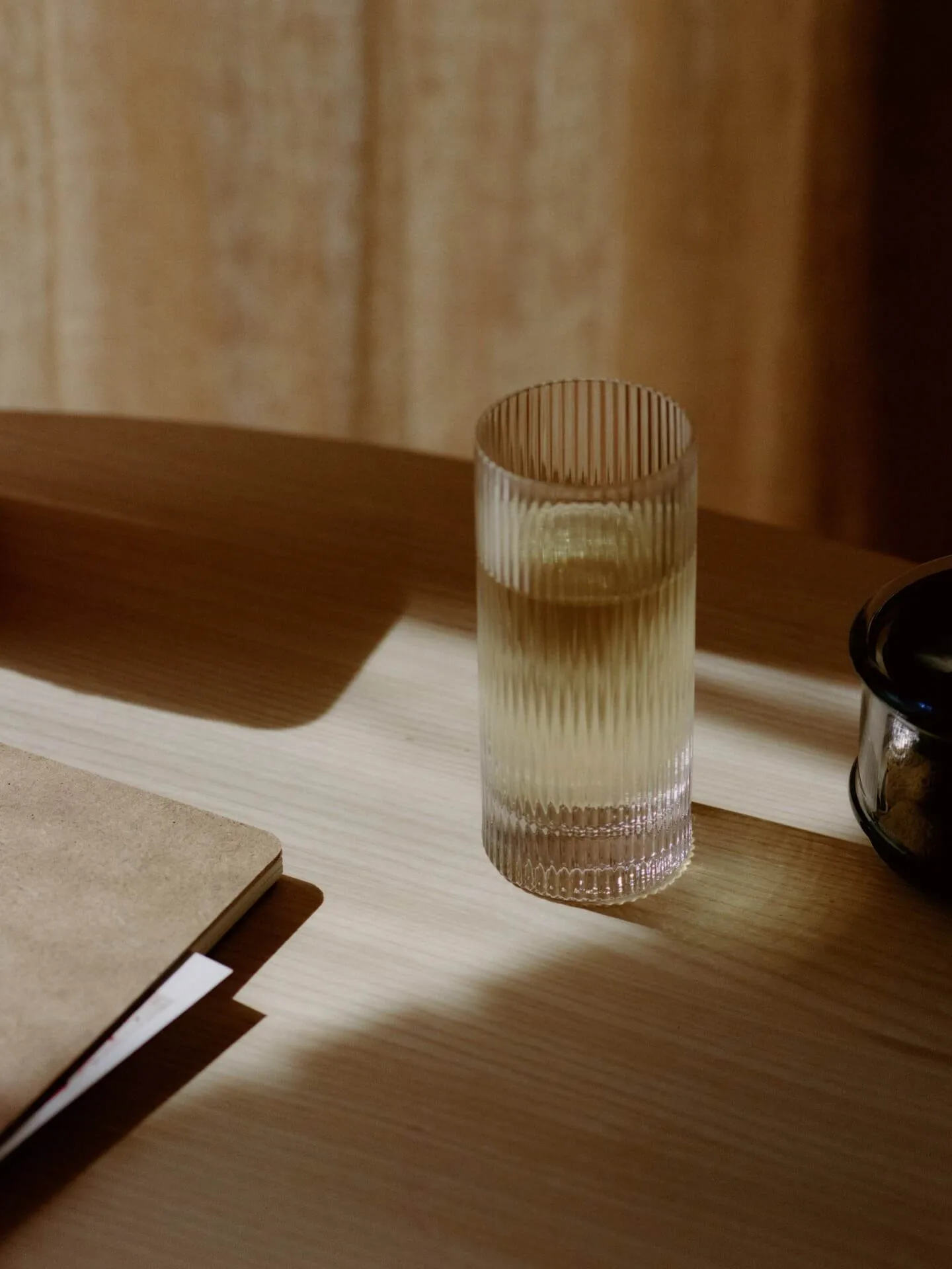 Ripple Highball glas 48 cl 2-pak, Clear Ferm Living