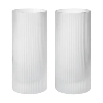 Ripple Highball glas 48 cl 2-pak - Clear - Ferm Living