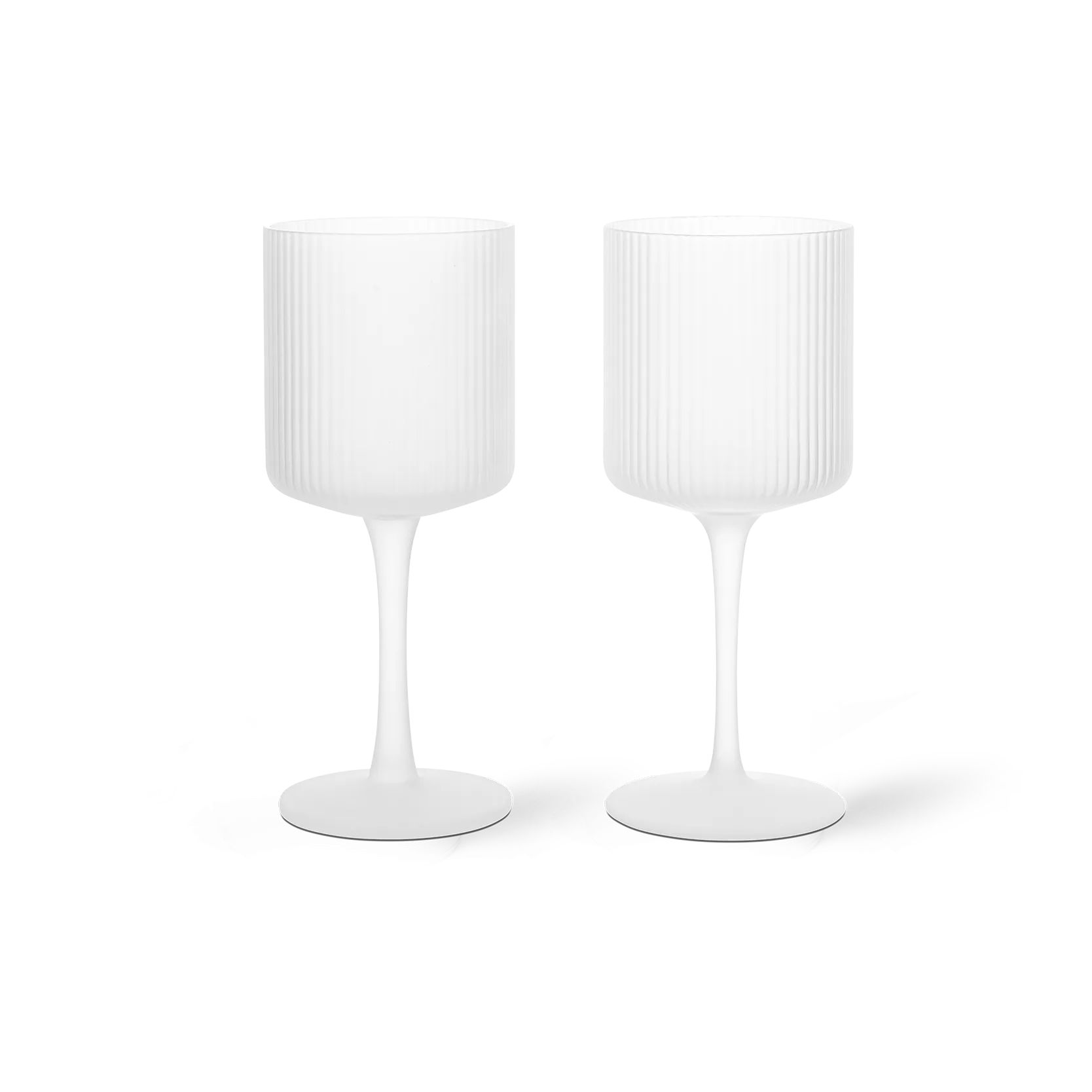 Ripple hvidvinsglas 26 cl 2-pak, Frosted Ferm Living