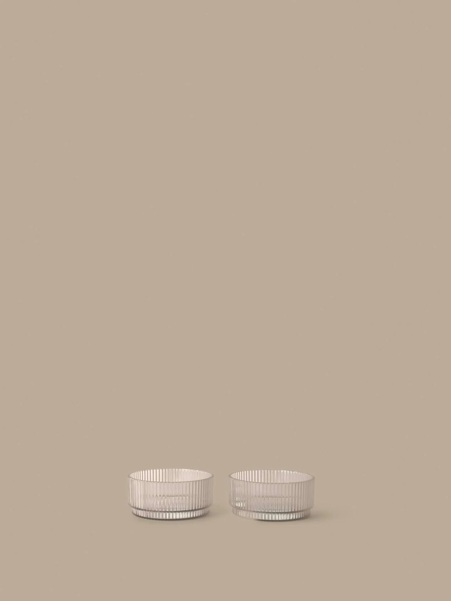 Ripple kids skål, Clear, 2-pak Ferm Living